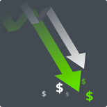 Traffic Analytics Cost Savings ROI Icon