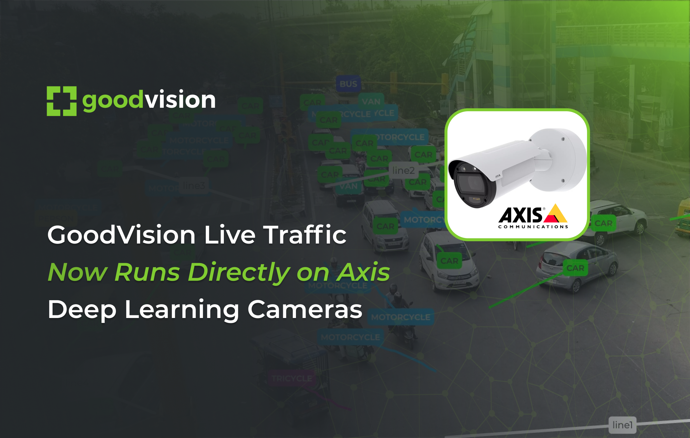 GoodVision Live Traffic Now Runs Directly on Axis Deep Learning Cameras
