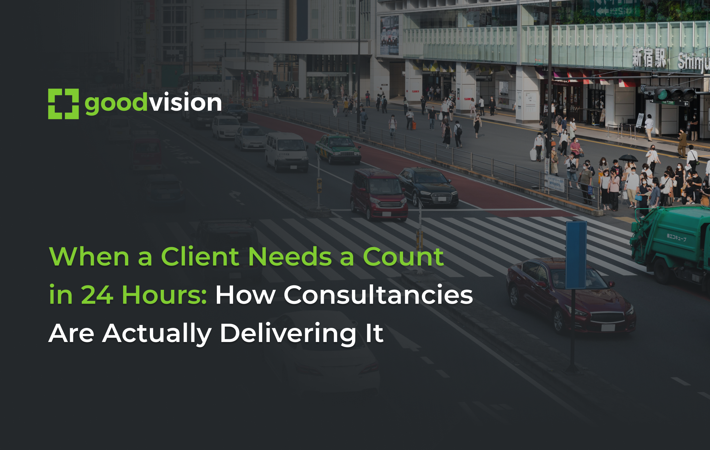 When a Client Needs a Count in 24 Hours: How Consultancies Are Actually Delivering It